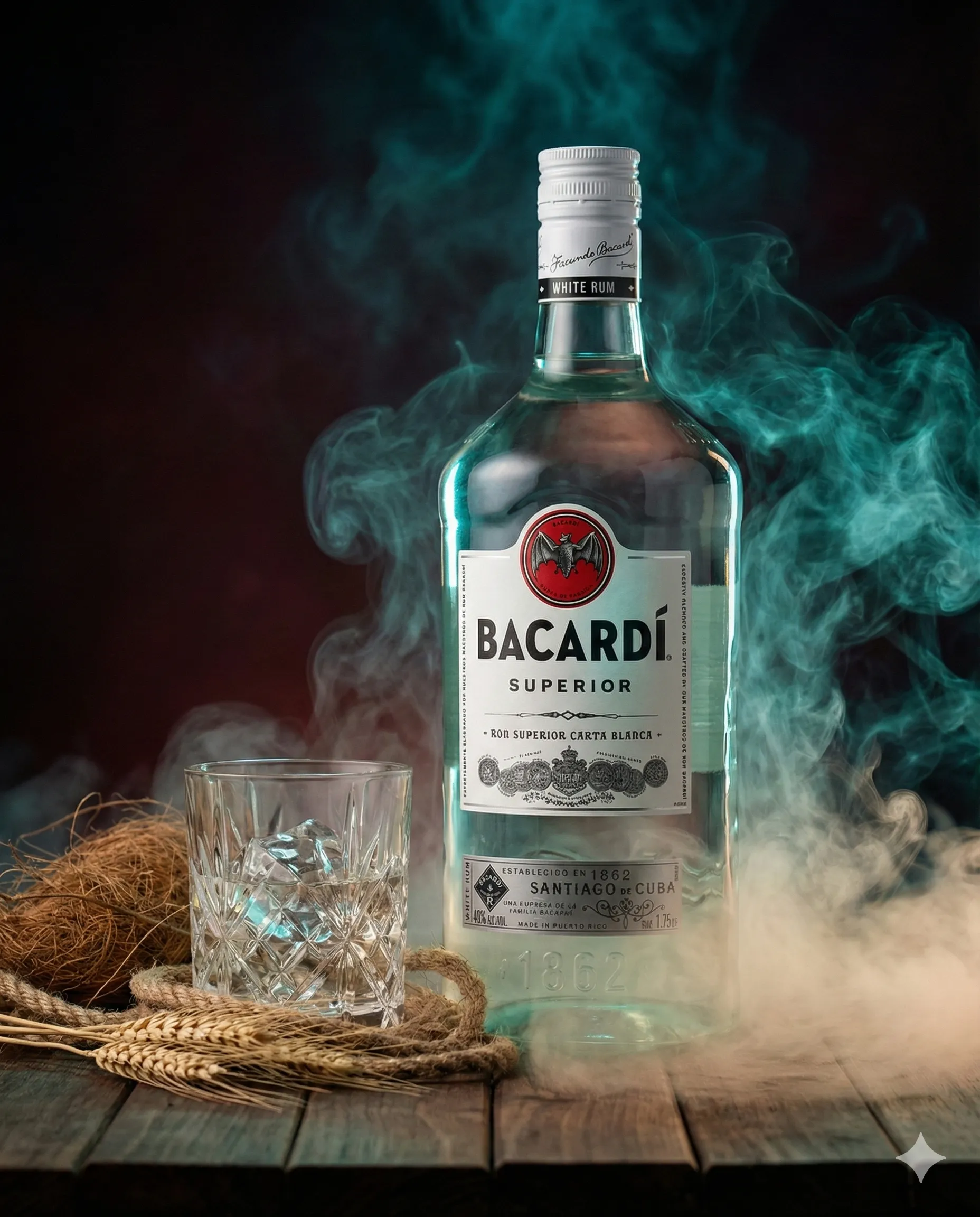 Rum collection featuring Bacardí Superior and premium rums at University Liquor & Wine Murfreesboro